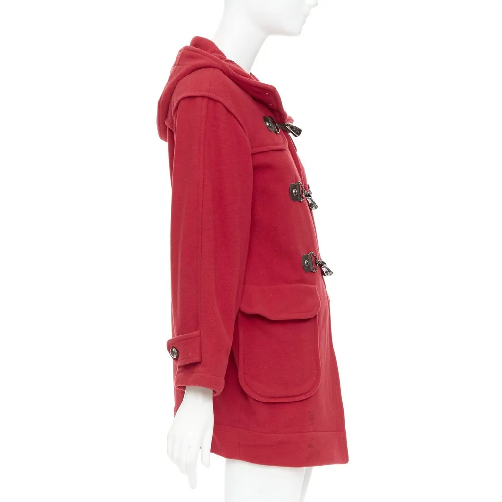 Lanvin Red Wool Coat Red Wool Fair - Box View