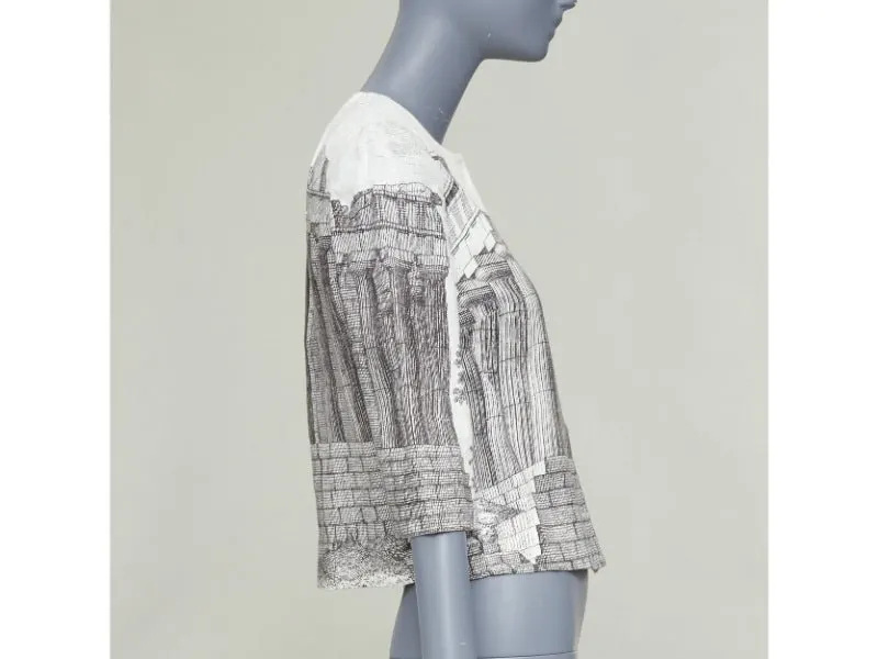 Dolce & Gabbana Ecru Linen Jacket Ecru Linen Fair - Model View