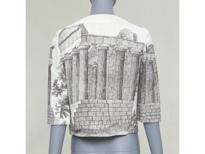 Dolce & Gabbana Ecru Linen Jacket Ecru Linen Fair - Box View