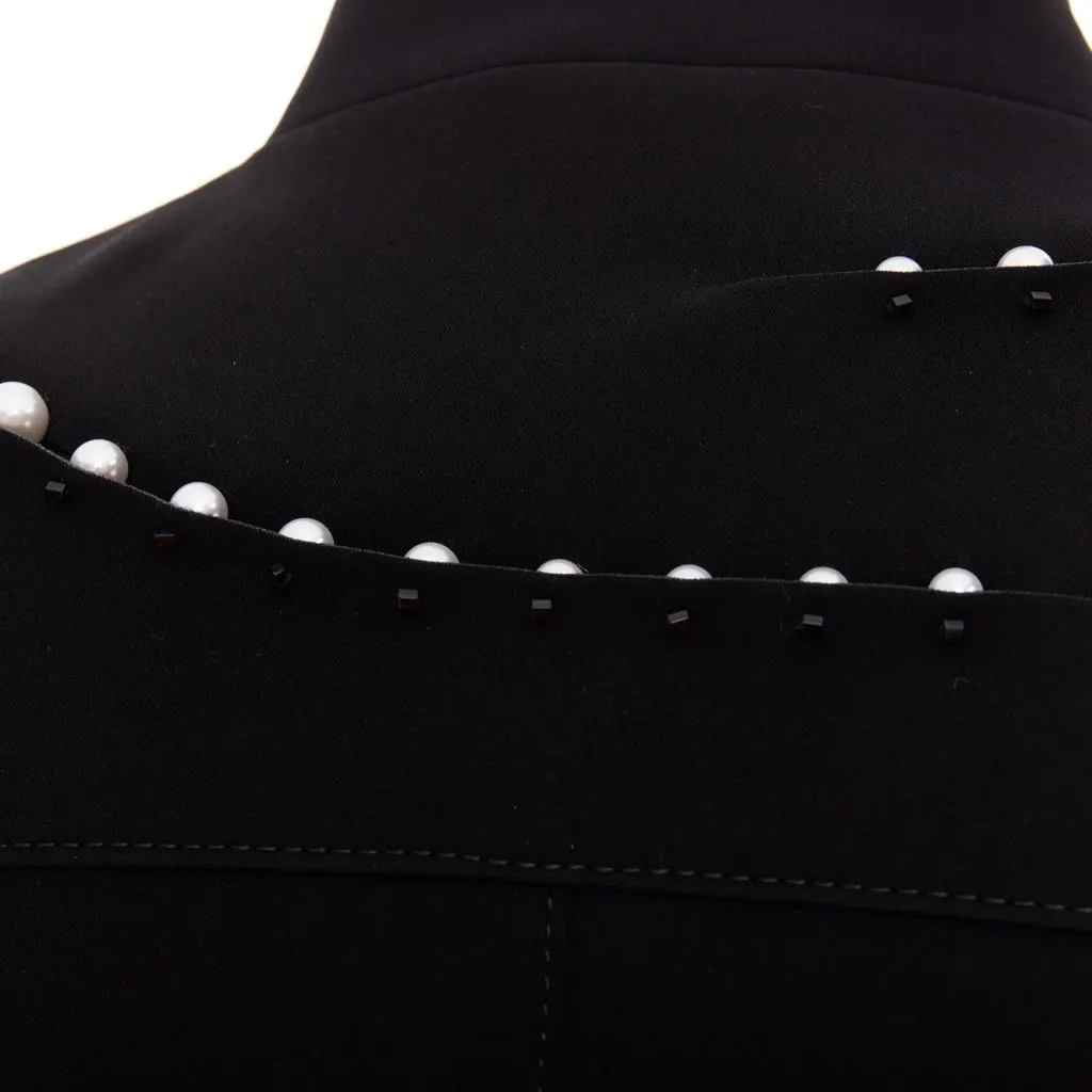 Noir Kei Ninomiya Black Polyester Jacket Black Polyester Very good - Back View
