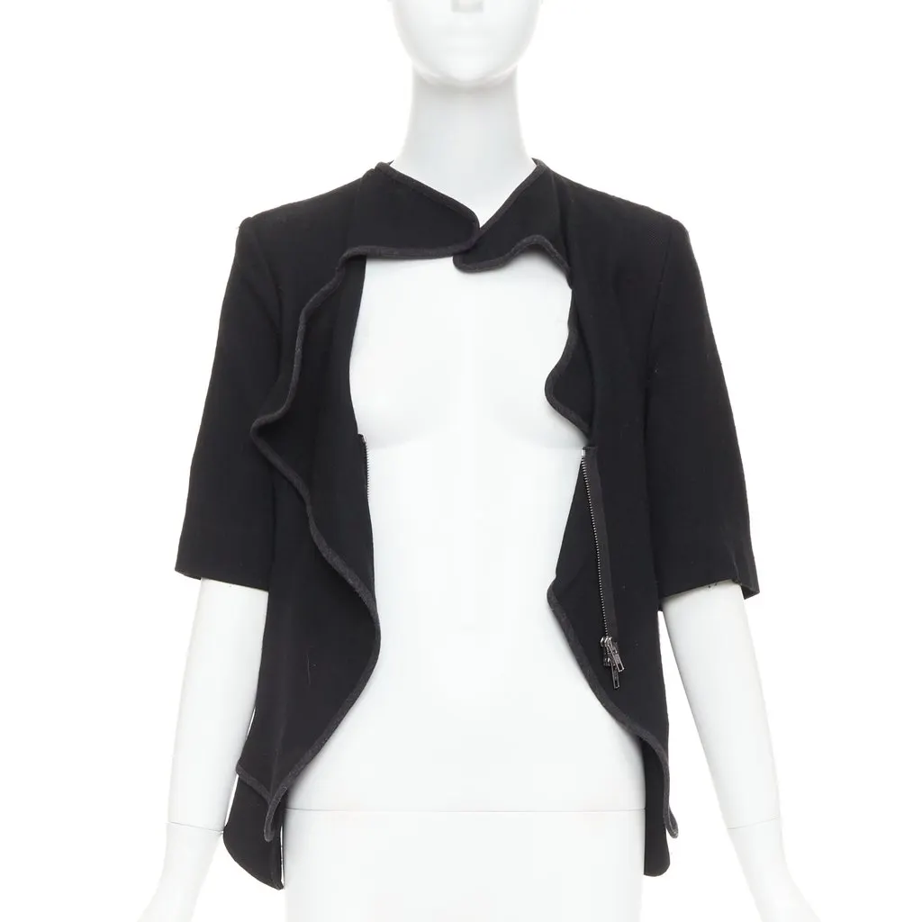 Marni Black Wool Jacket Black Wool Fair - Inside View