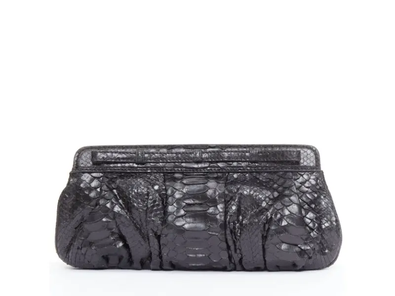 Zagliani Black Leather Handbag Black Leather Fair - Box View