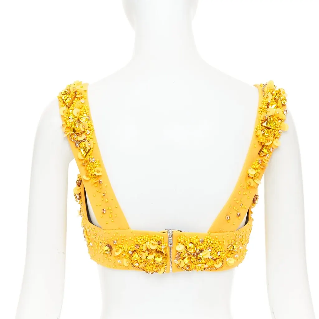 Prada Yellow Wool Top Yellow Wool Never worn, with tag - Box View