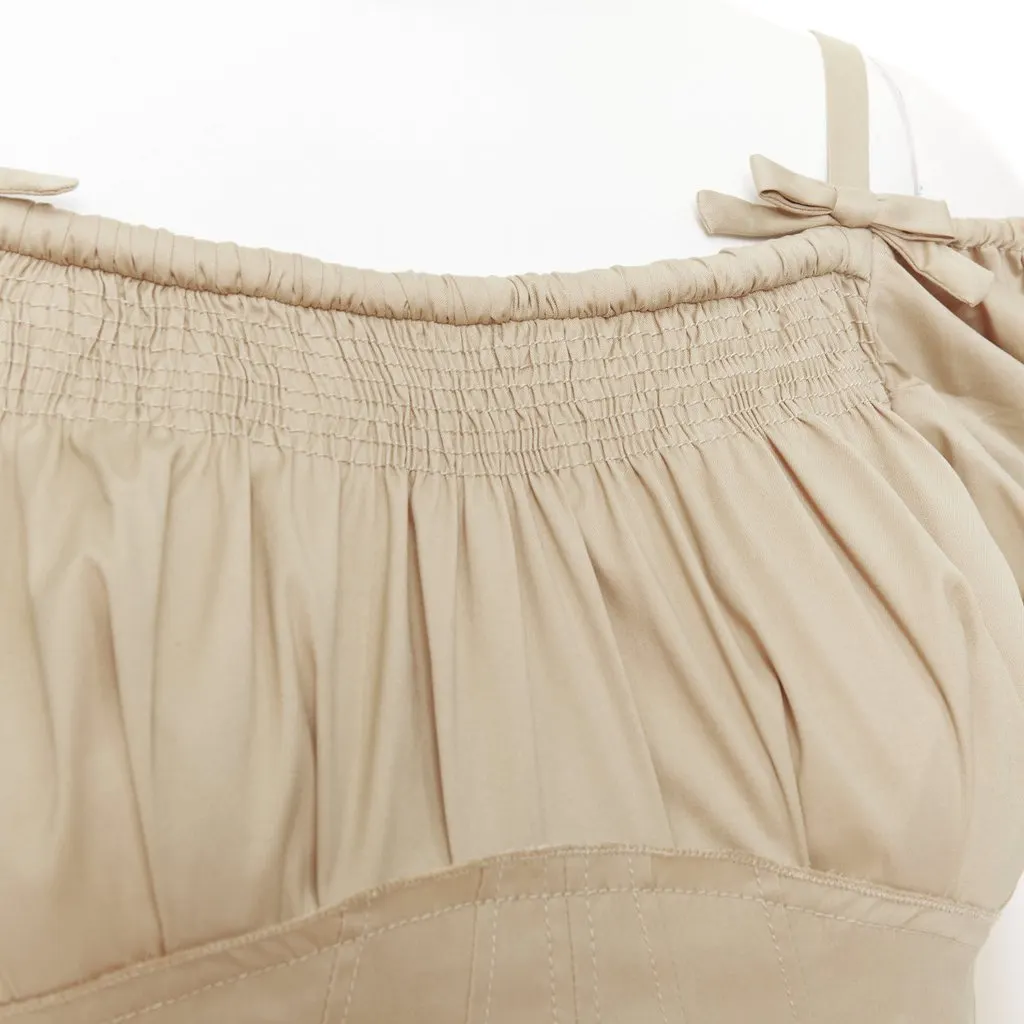 Prada Beige Cotton Top Beige Cotton Very good - Back View