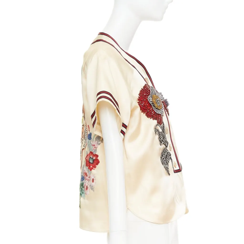 Gucci Beige Top Beige Acetate Good - Model View