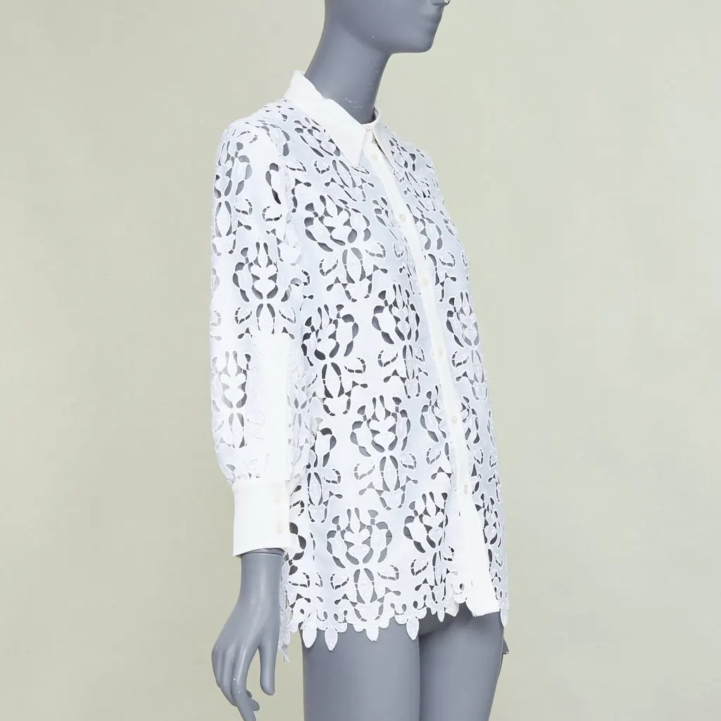 Unsigned White Polyester Top White Polyester Very good - Inside View