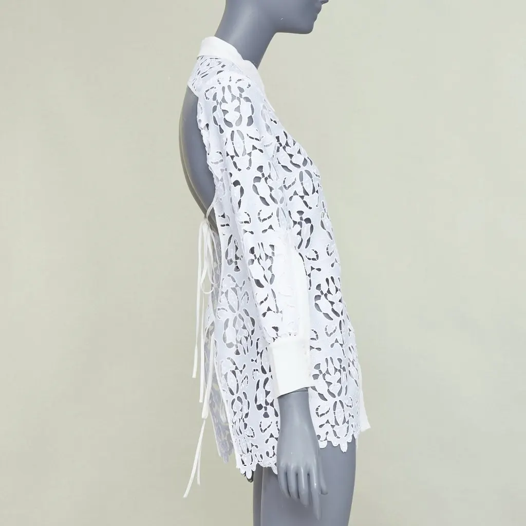 Unsigned White Polyester Top White Polyester Very good - Model View