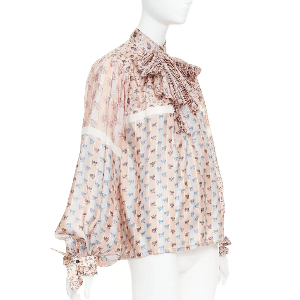 Louis Vuitton Pink Silk Top Pink Silk Very good - Inside View