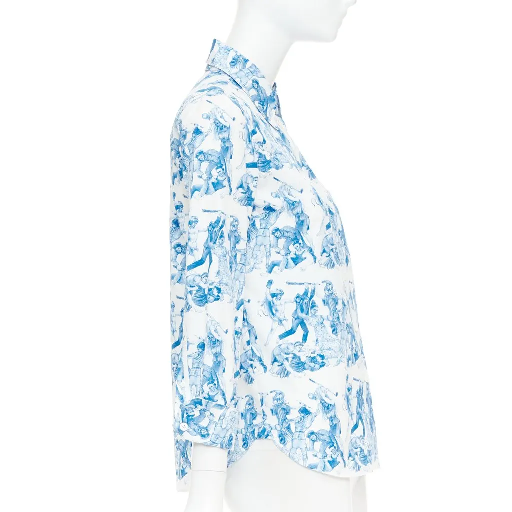Prada The Important Ones Blue Cotton Very good - Model View