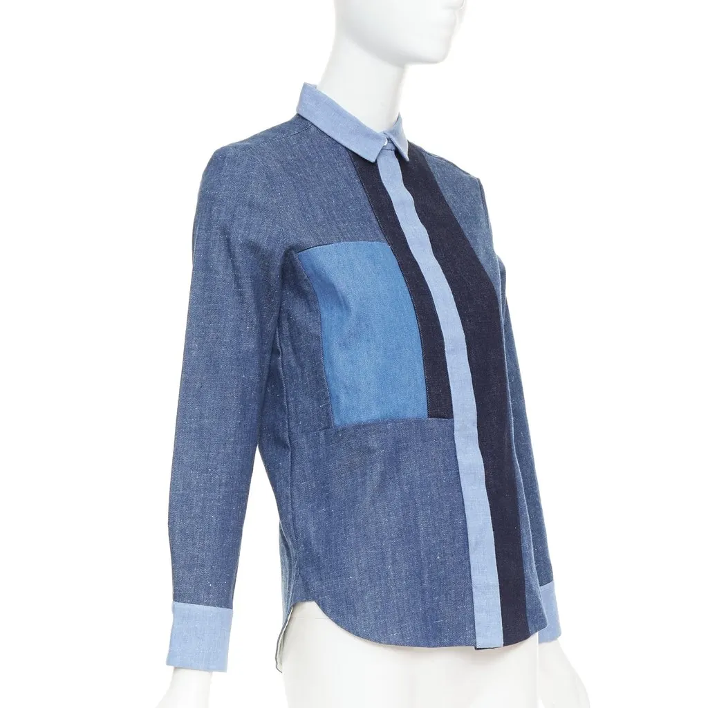 Celine Blue Cotton Top Blue Cotton Never worn, with tag - Inside View