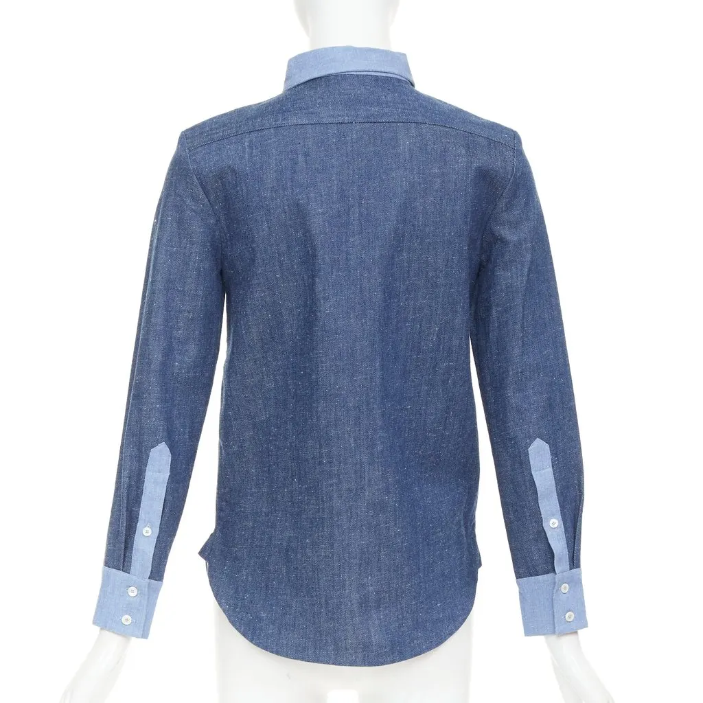 Celine Blue Cotton Top Blue Cotton Never worn, with tag - Box View