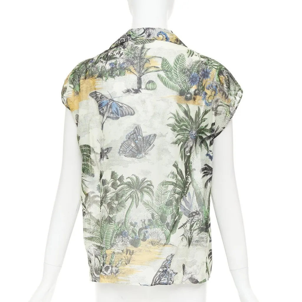 Dior Green Cotton Top Green Cotton Very good - Box View