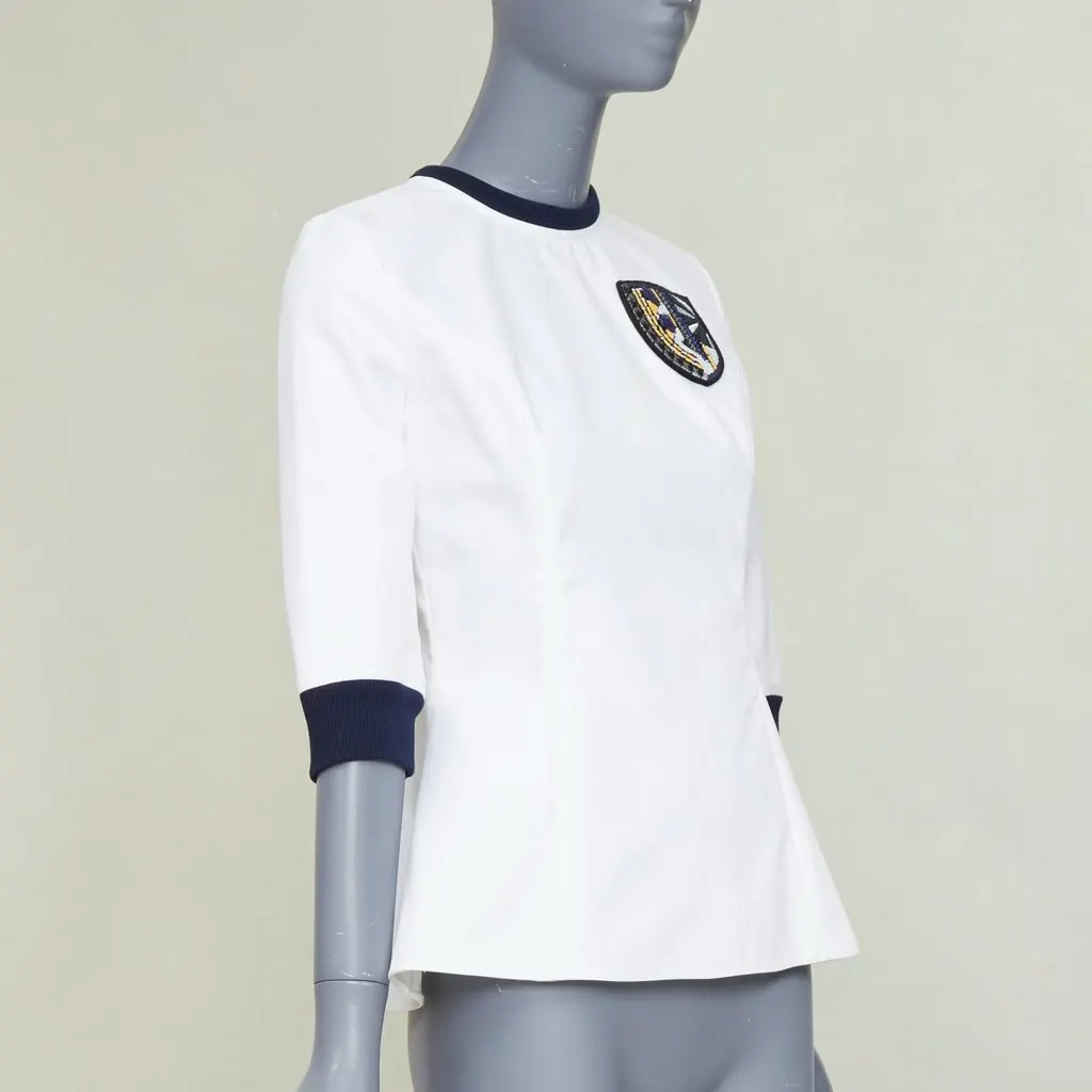 Dior Ecru Cotton Top Ecru Cotton Fair - Inside View