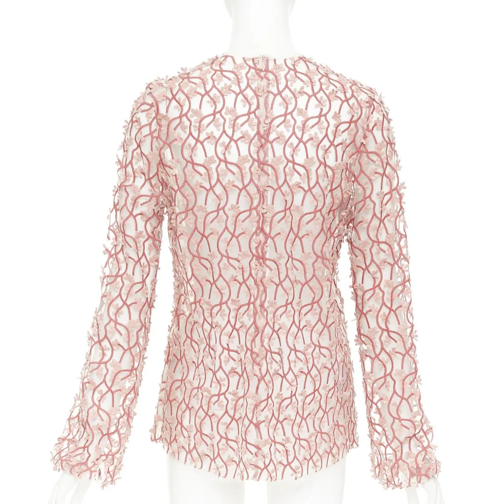 Giambattista Valli Pink Polyester Top Pink Polyester Very good - Box View