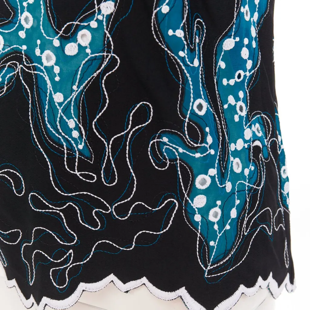 Louis Vuitton Black Viscose Top Black Viscose Very good - Back View