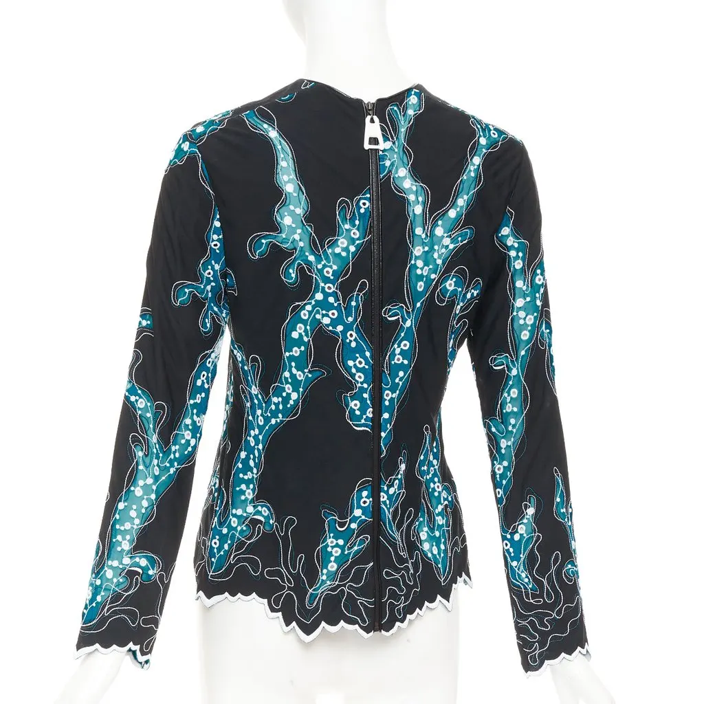 Louis Vuitton Black Viscose Top Black Viscose Very good - Box View