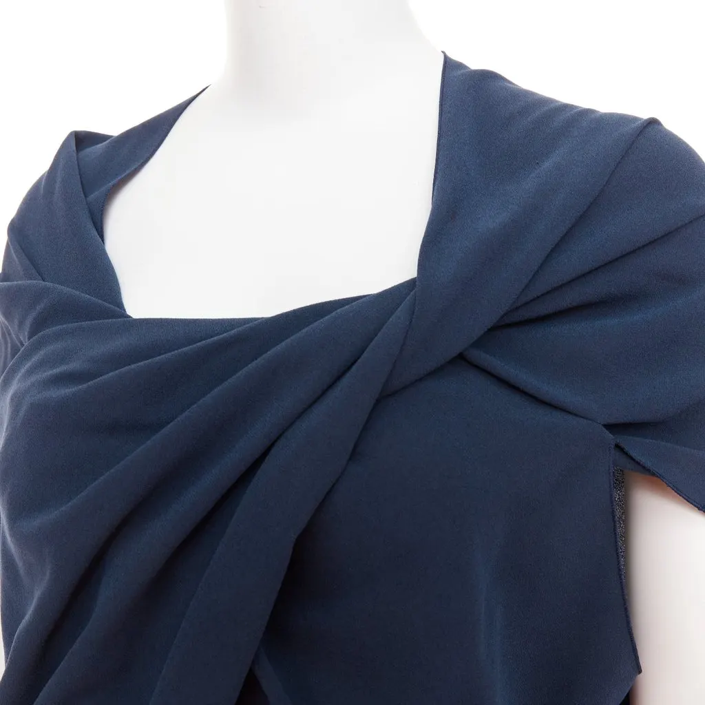 Lanvin Navy Top Navy Very good - Back View