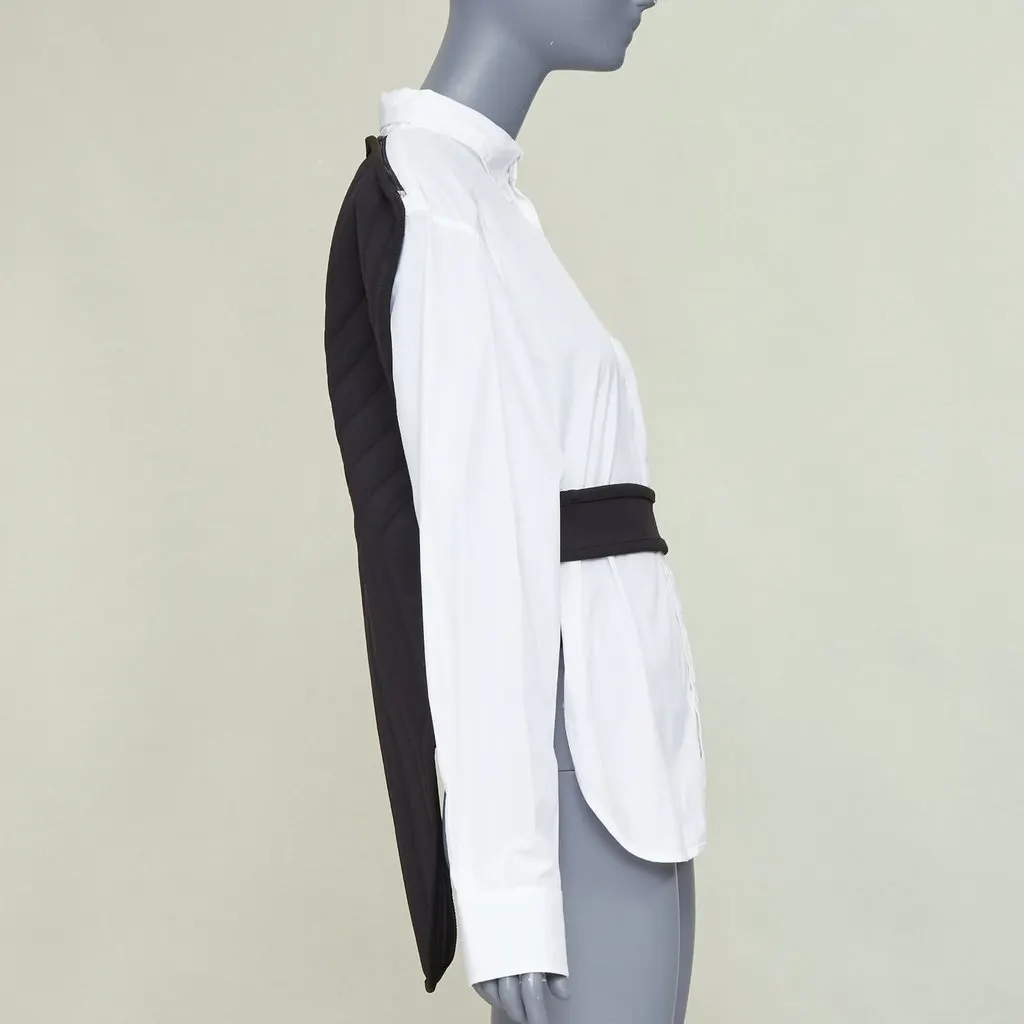 Balenciaga White Cotton Top White Cotton Fair - Model View