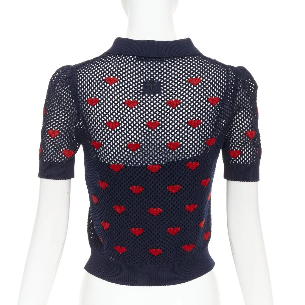 Dior Navy Cotton Top Navy Cotton Very good - Box View