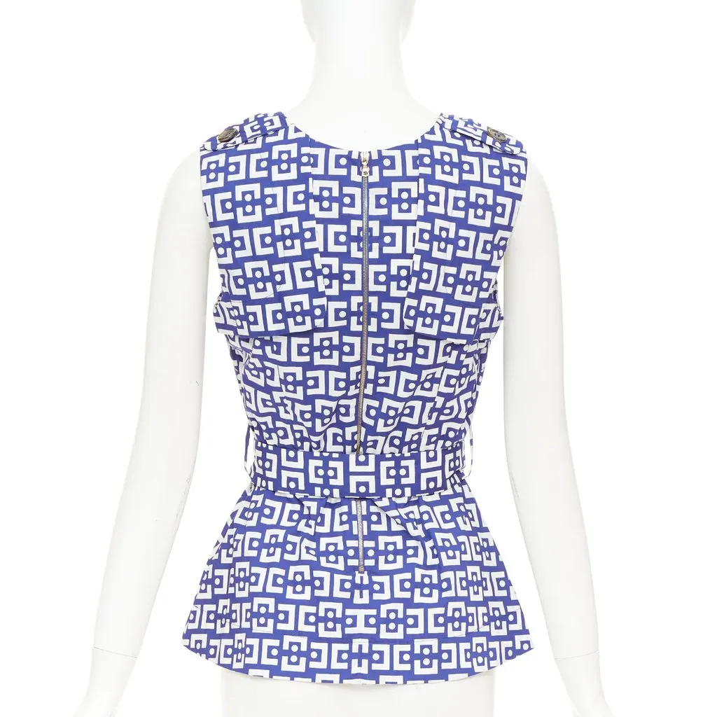 Marni Blue Cotton Top Blue Cotton Very good - Box View