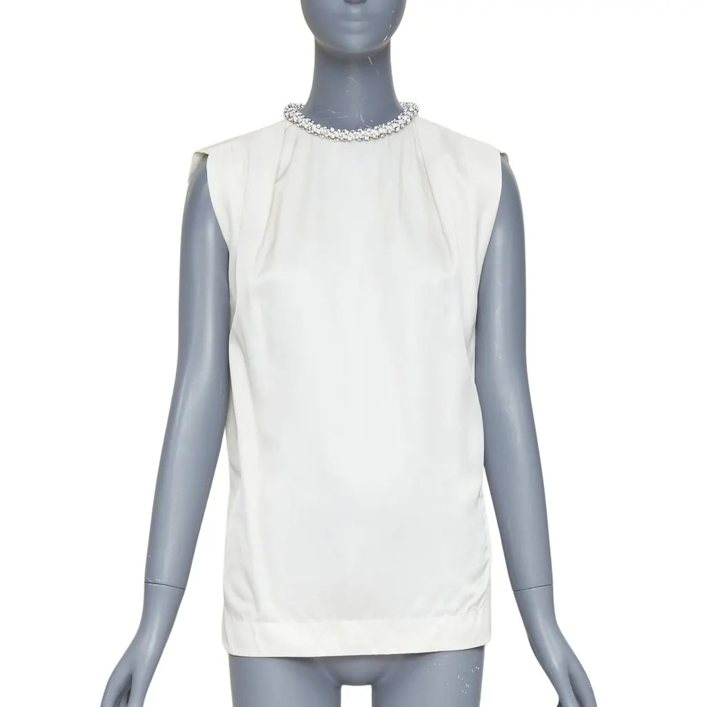 Stella McCartney Ecru Top Ecru Very good - Front View