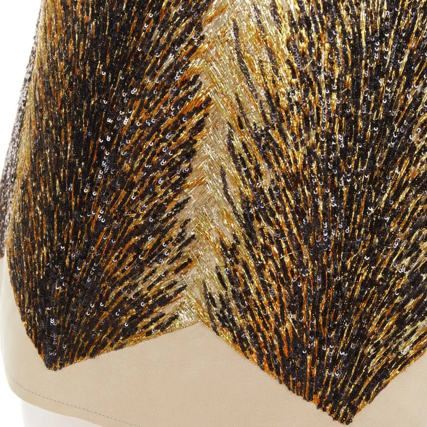 Louis Vuitton Gold Polyester Top Gold Polyester Very good - Back View