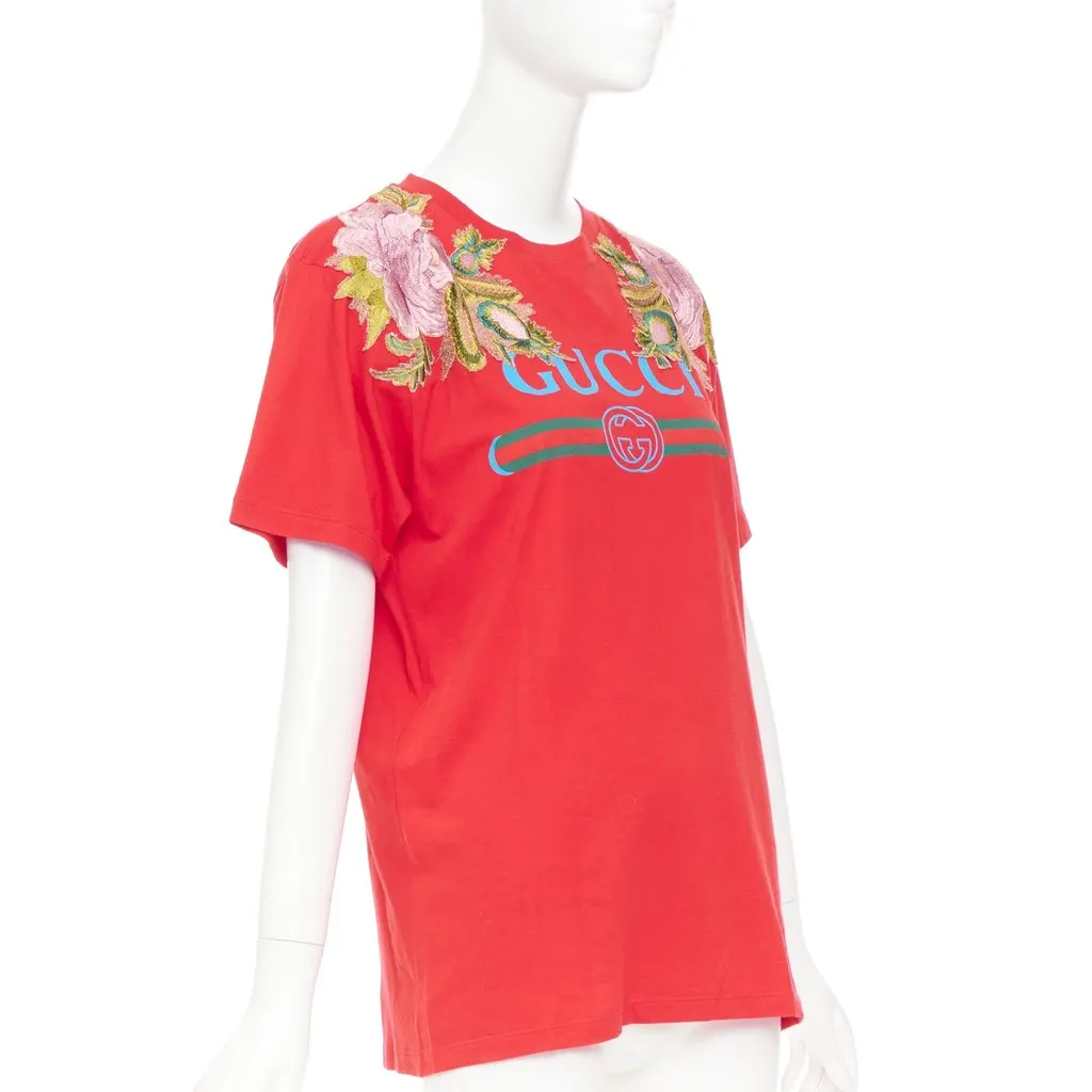 Gucci Red Cotton Top Red Cotton Very good - Inside View