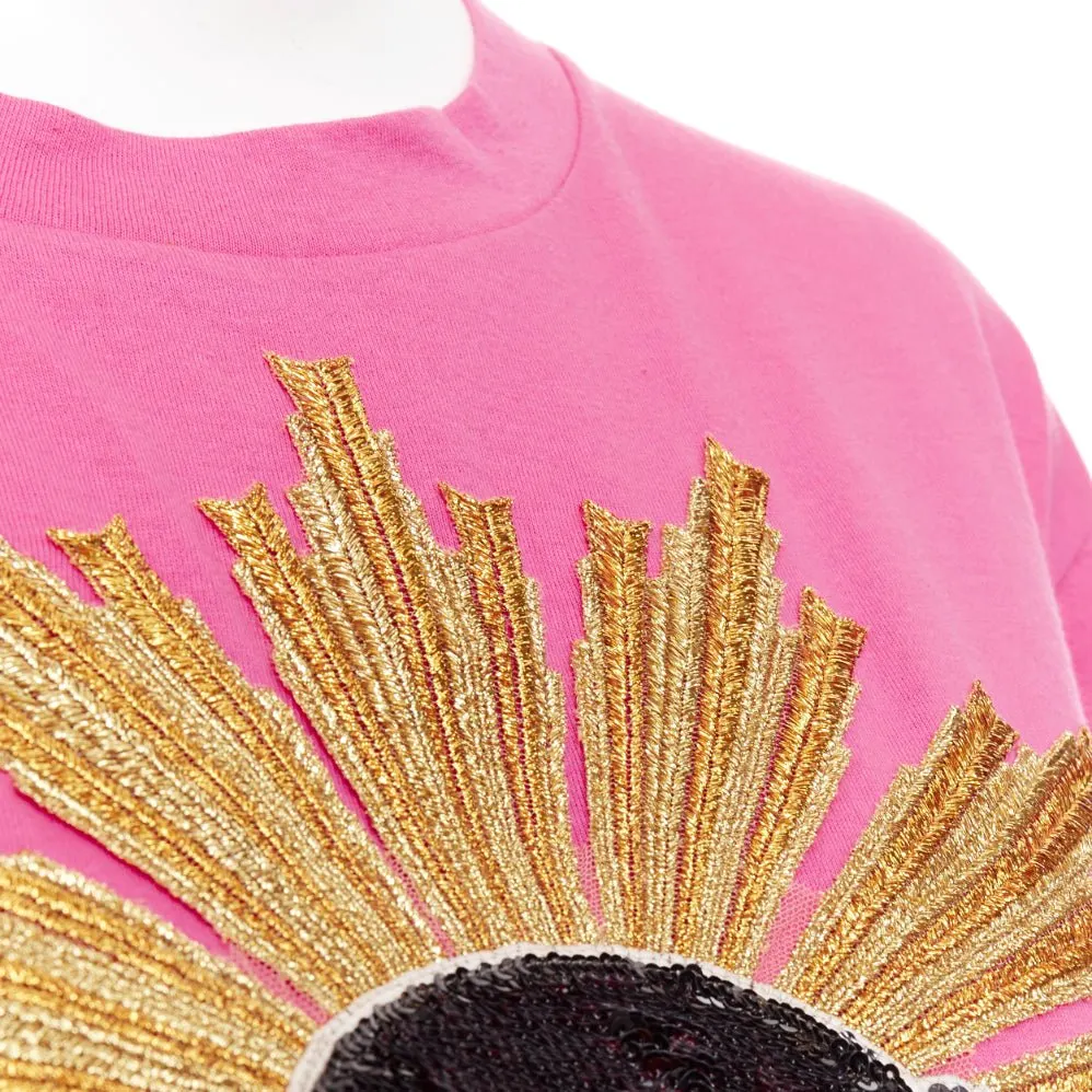 Gucci Pink Cotton Top Pink Cotton Very good - Back View