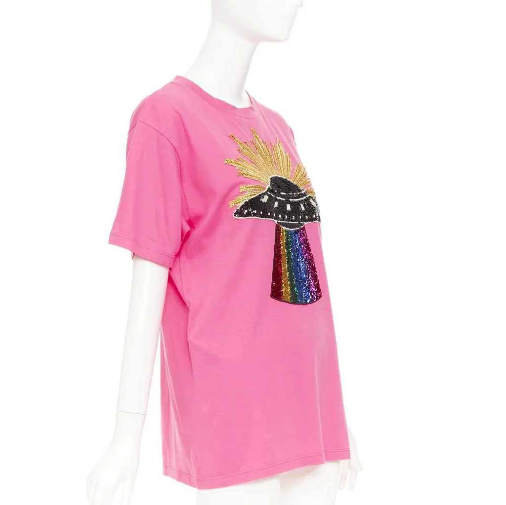 Gucci Pink Cotton Top Pink Cotton Very good - Inside View