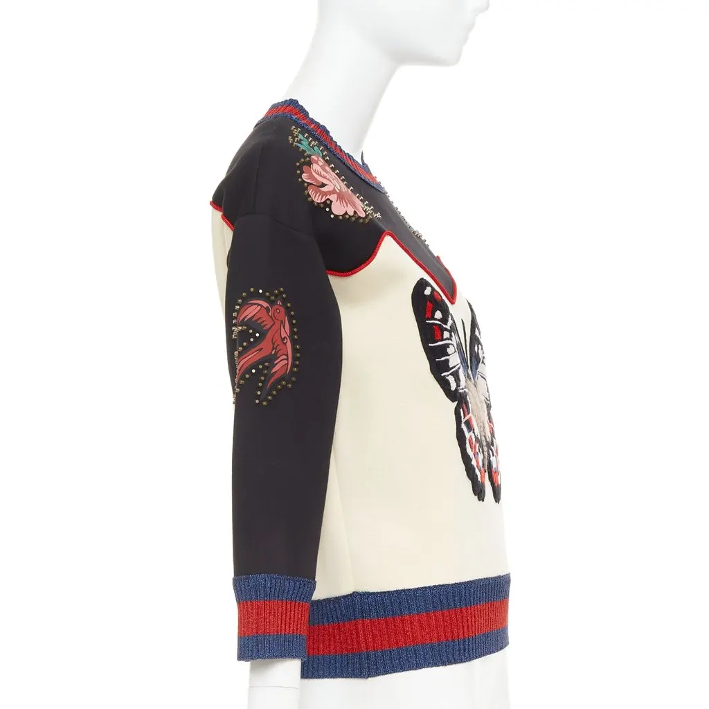 Gucci Ecru Cotton Knitwear Ecru Cotton Very good - Model View