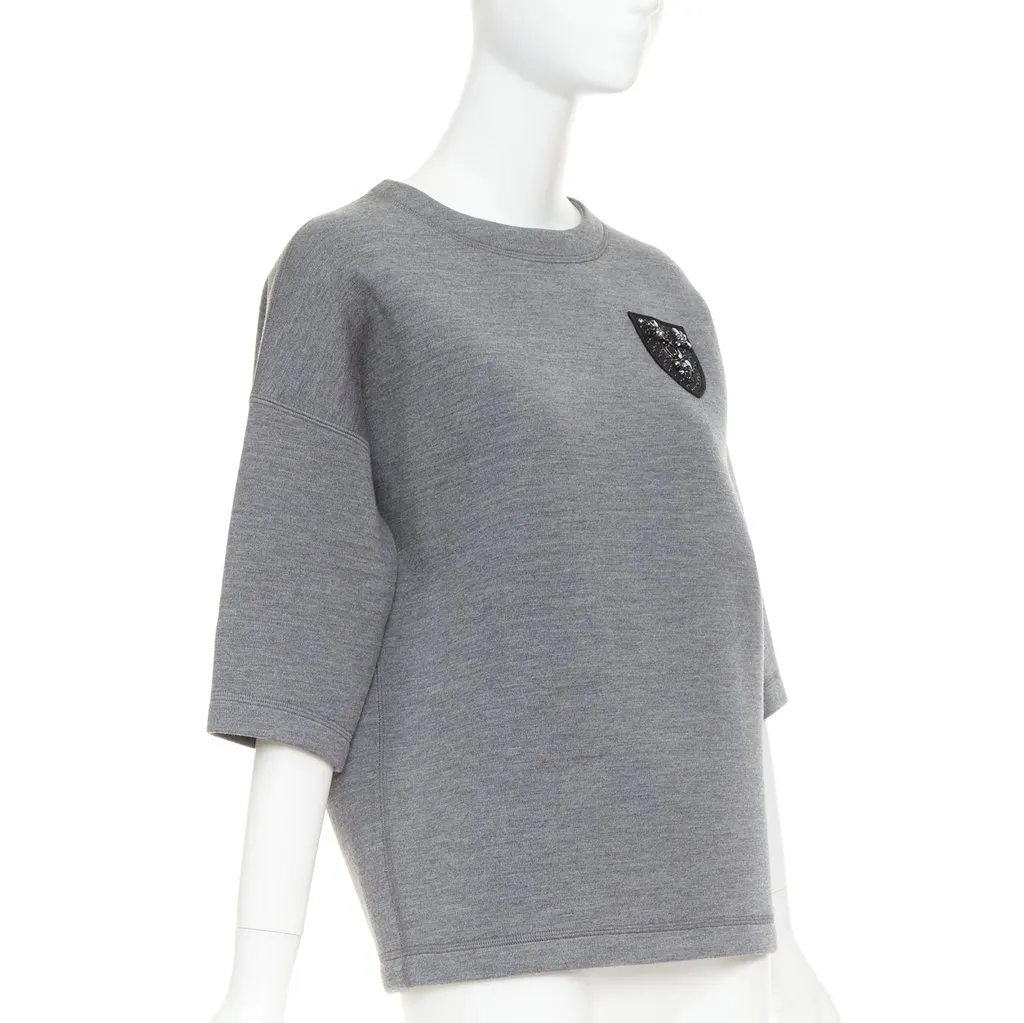 Dior Grey Wool Knitwear Grey Wool Very good - Inside View