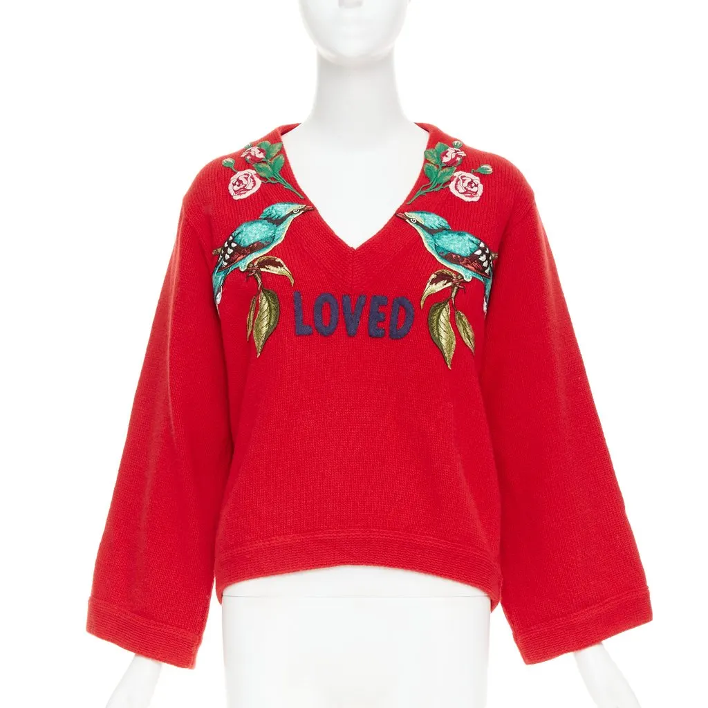 Gucci Red Wool Knitwear Red Wool Very good - Front View