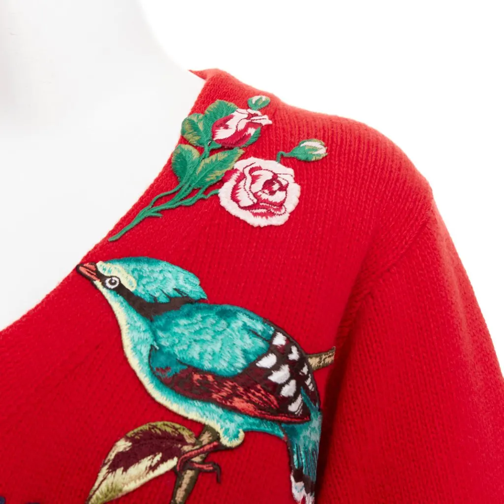 Gucci Red Wool Knitwear Red Wool Very good - Back View