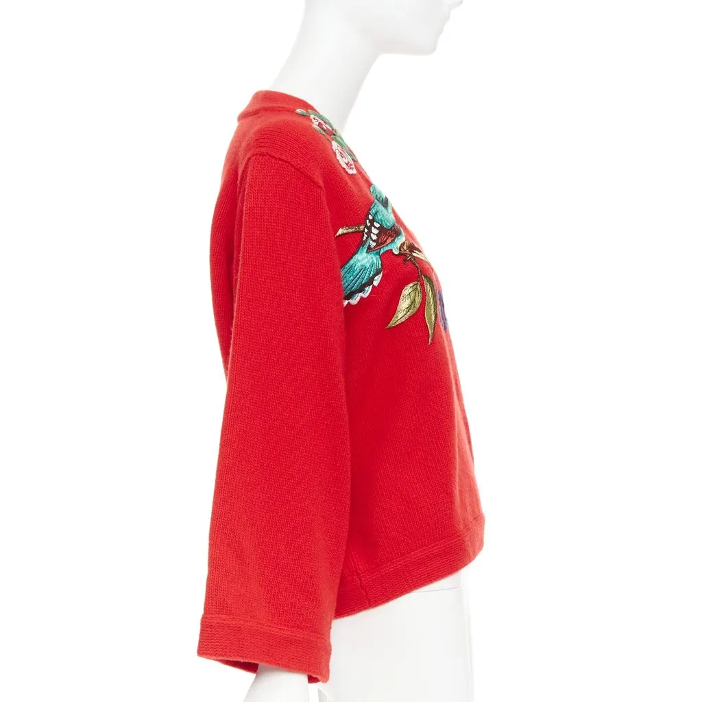 Gucci Red Wool Knitwear Red Wool Very good - Model View