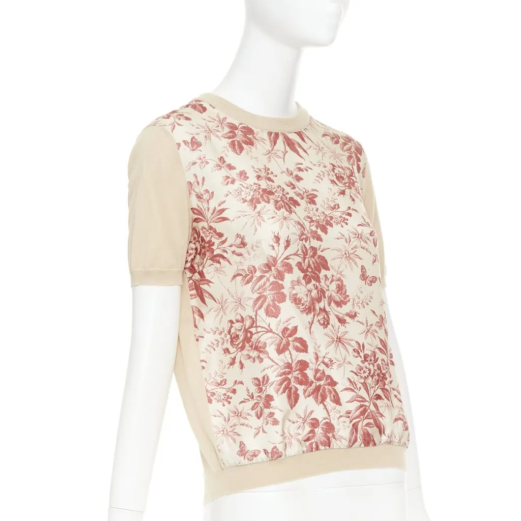 Gucci Beige Silk Knitwear Beige Silk Very good - Inside View