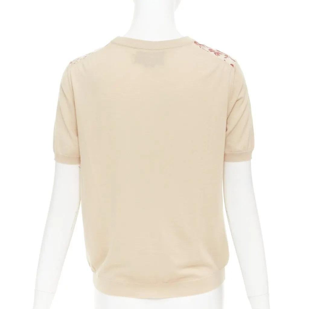 Gucci Beige Silk Knitwear Beige Silk Very good - Box View