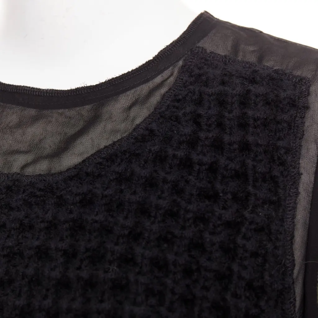 Comme Des Garcons Black Knitwear Black Very good - Back View
