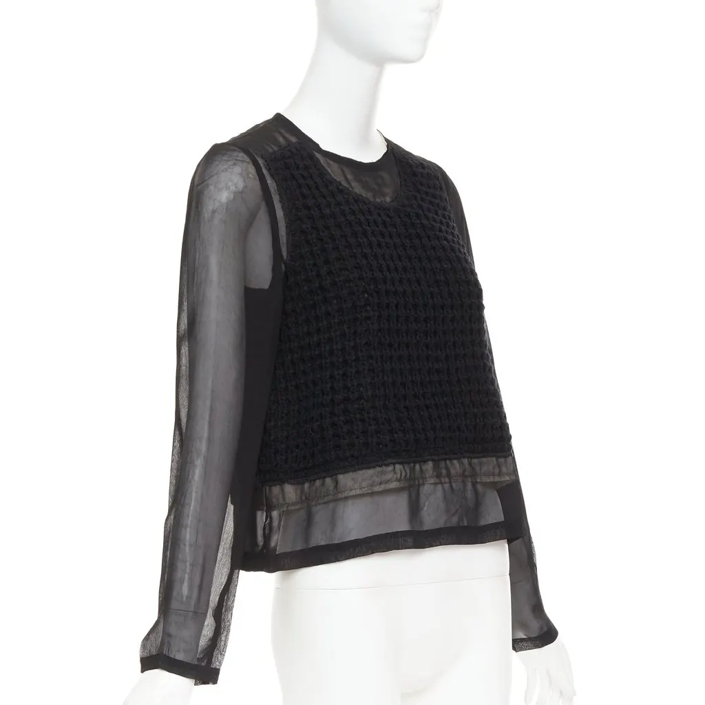 Comme Des Garcons Black Knitwear Black Very good - Inside View