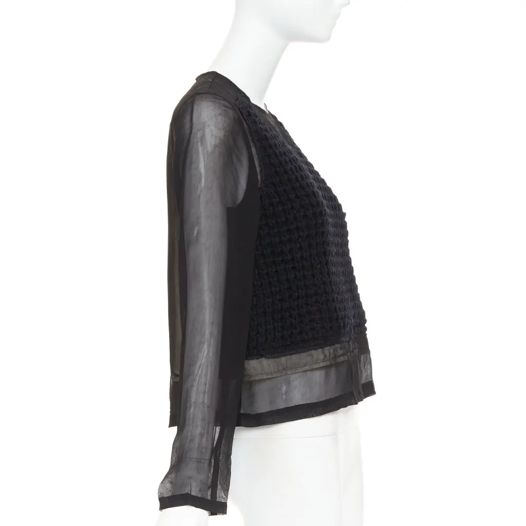 Comme Des Garcons Black Knitwear Black Very good - Model View