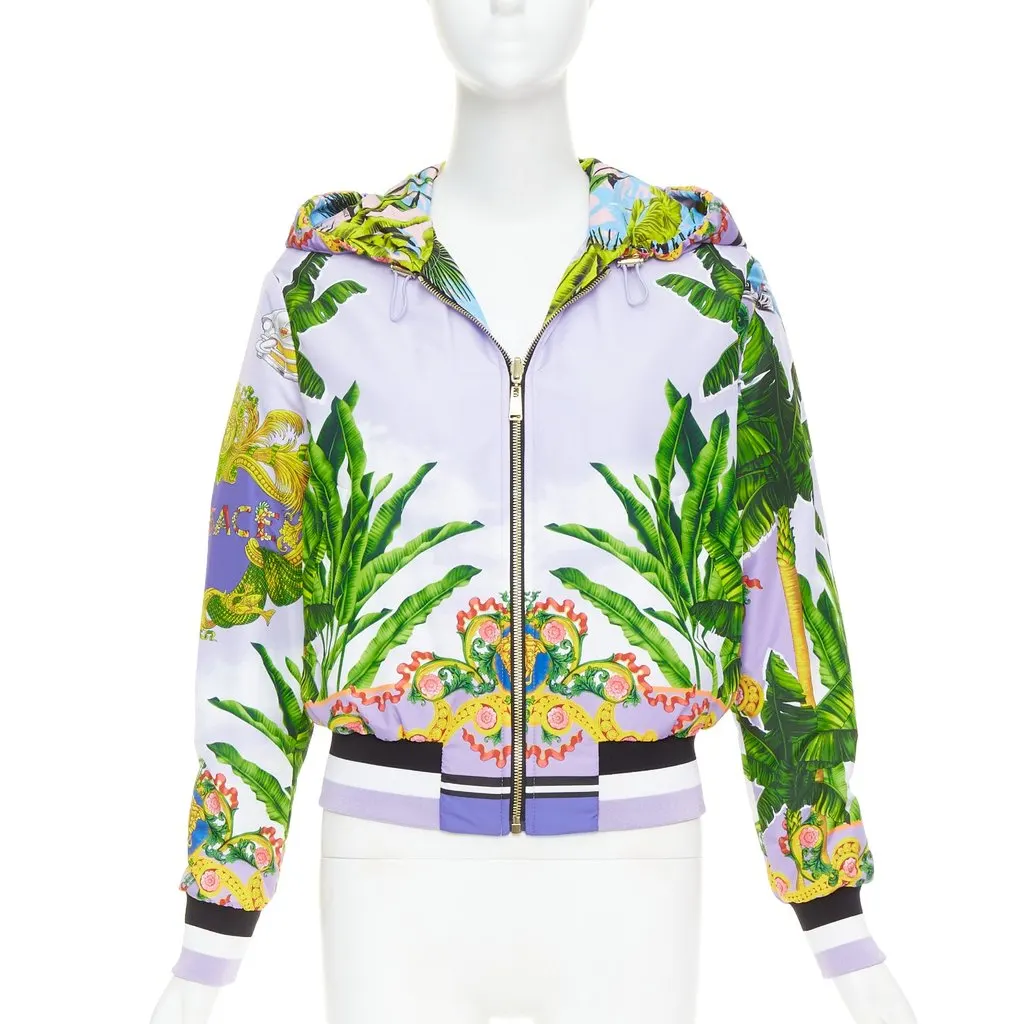 Versace Purple Coat Purple Very good - Front View