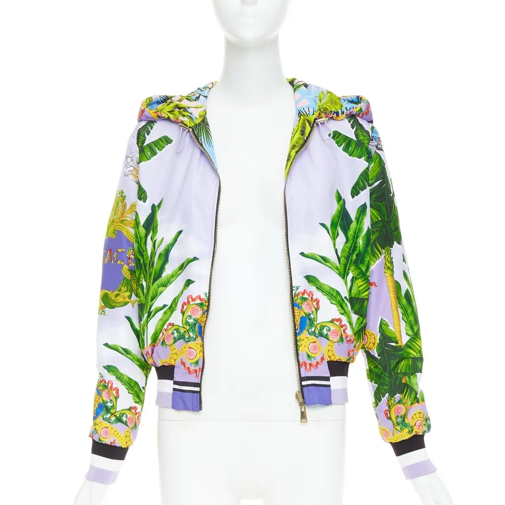 Versace Purple Coat Purple Very good - Inside View