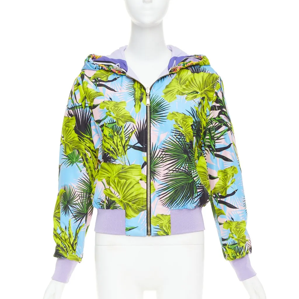Versace Purple Coat Purple Very good - Model View