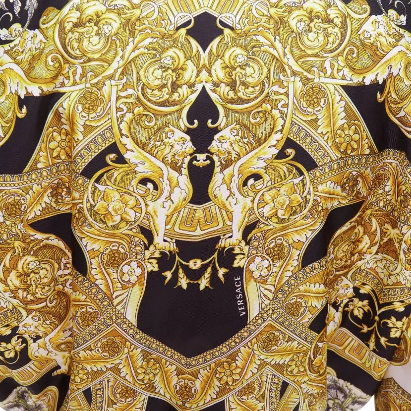 Versace White Silk Coat White Silk Never worn, with tag - Back View