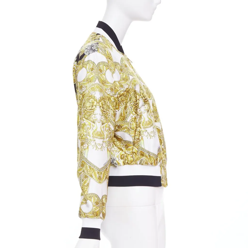 Versace White Silk Coat White Silk Never worn, with tag - Box View