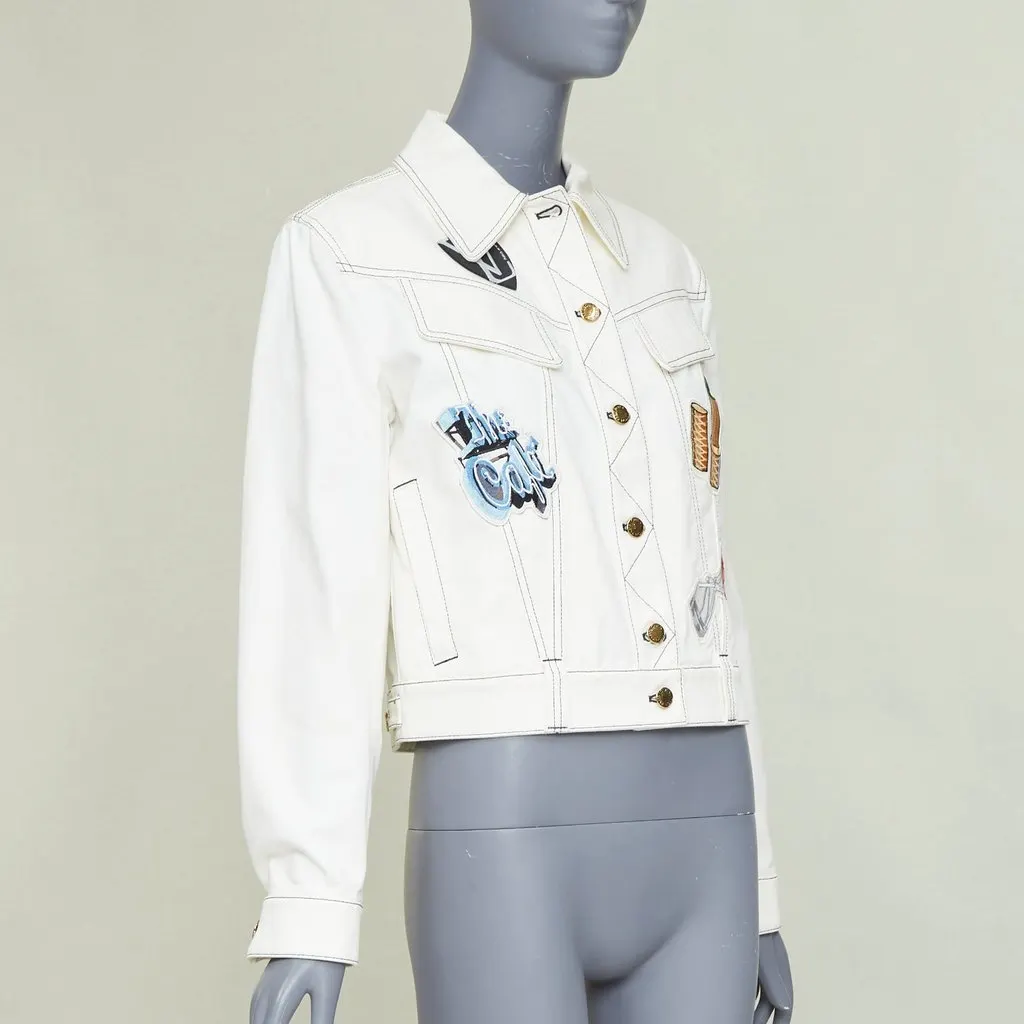 Louis Vuitton Ecru Cotton Jacket Ecru Cotton Good - Inside View
