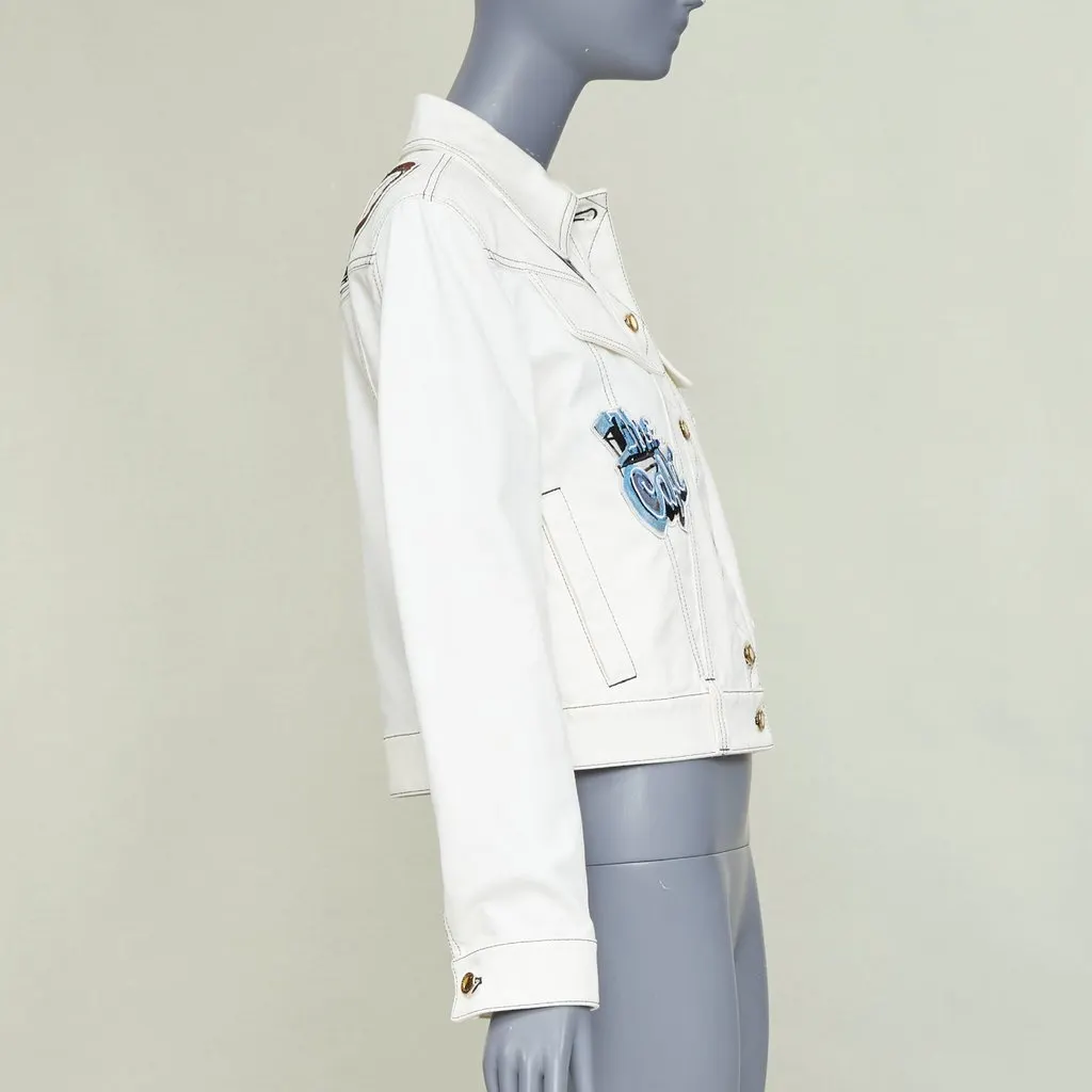 Louis Vuitton Ecru Cotton Jacket Ecru Cotton Good - Model View