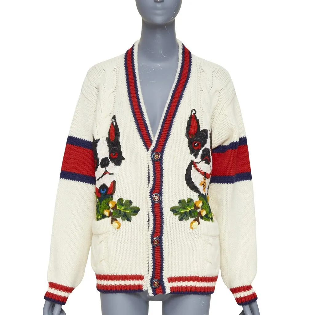 Gucci Ecru Wool Dress Ecru Wool Very good - Front View