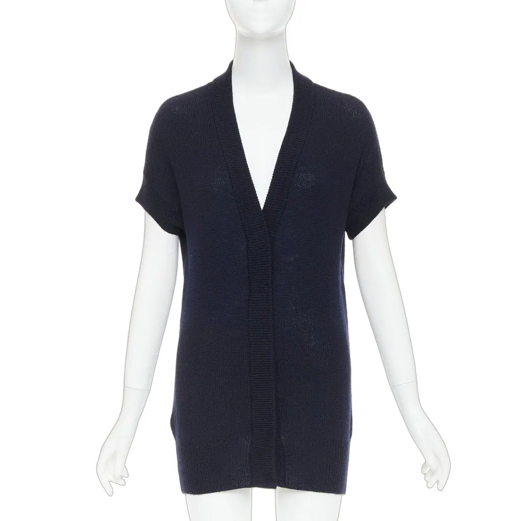 Prada Navy Wool Knitwear Navy Wool Very good - Front View