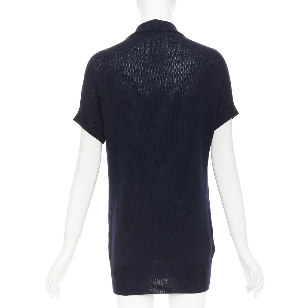Prada Navy Wool Knitwear Navy Wool Very good - Box View