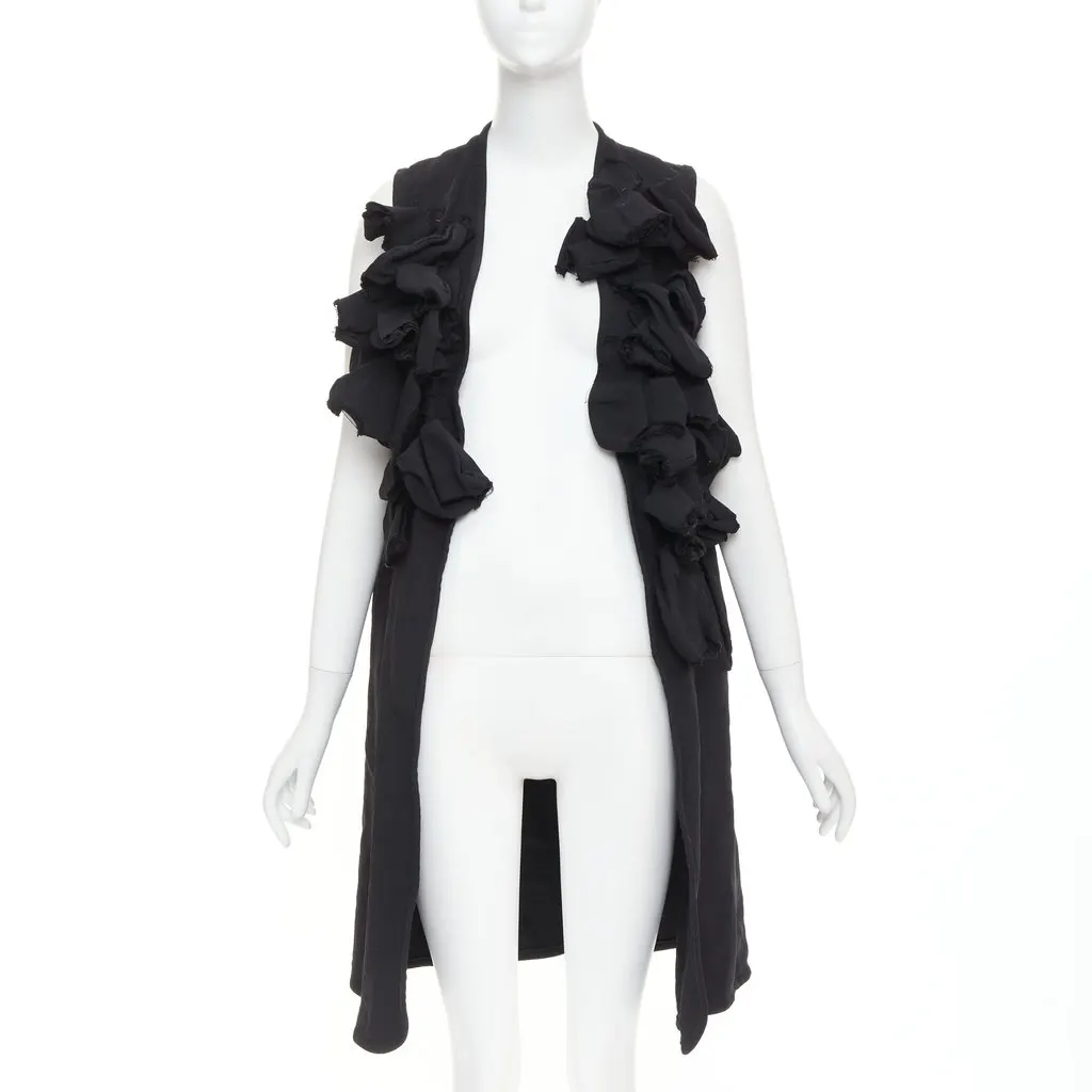 Comme Des Garcons Black Polyester Jacket Black Polyester Very good - Front View